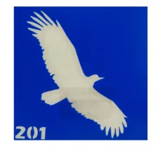 Трафарет для тату Crystal Company 6*6 см (201)