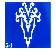 Трафарет для тату Crystal Company 6*6 см (054)