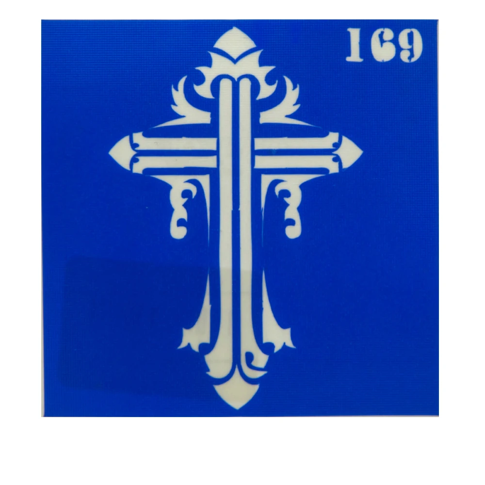 Трафарет для тату Crystal Company 6*6 см (169)