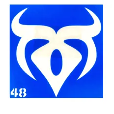 Трафарет для тату Crystal Company (048)