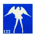 Трафарет для тату Crystal Company 6*6 см (122)