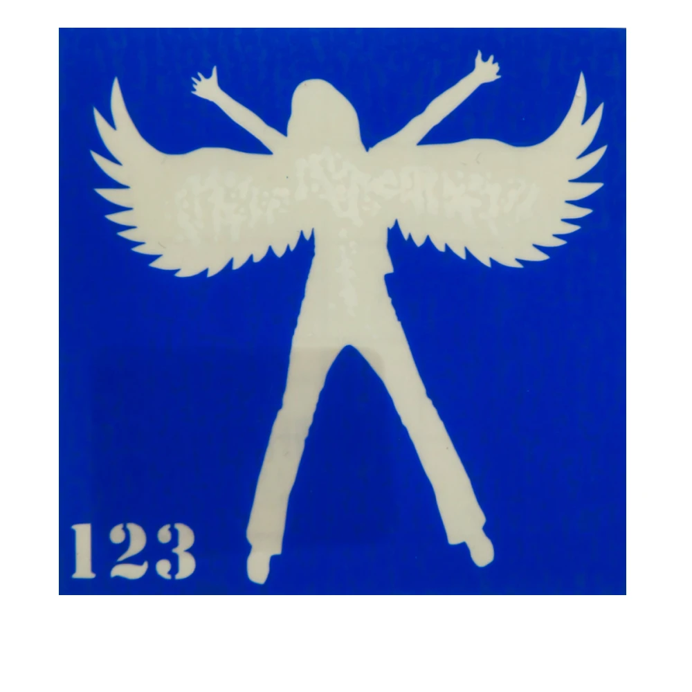 Трафарет для тату Crystal Company 6*6 см (123)