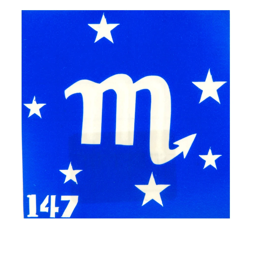 Трафарет для тату Crystal Company 6*6 см (147)