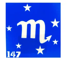 Трафарет для тату Crystal Company 6*6 см (147)