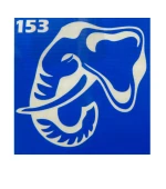 Трафарет для тату Crystal Company 6*6 см (153)