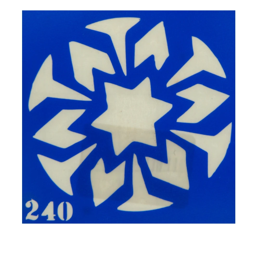 Трафарет для тату Crystal Company 6*6 см (240)