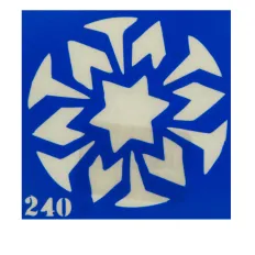 Трафарет для тату Crystal Company 6*6 см (240)