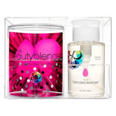 Набір Beauty Brands 2 спонжу Beautyblender + гель, що очищає Blendercleanser 150 мл