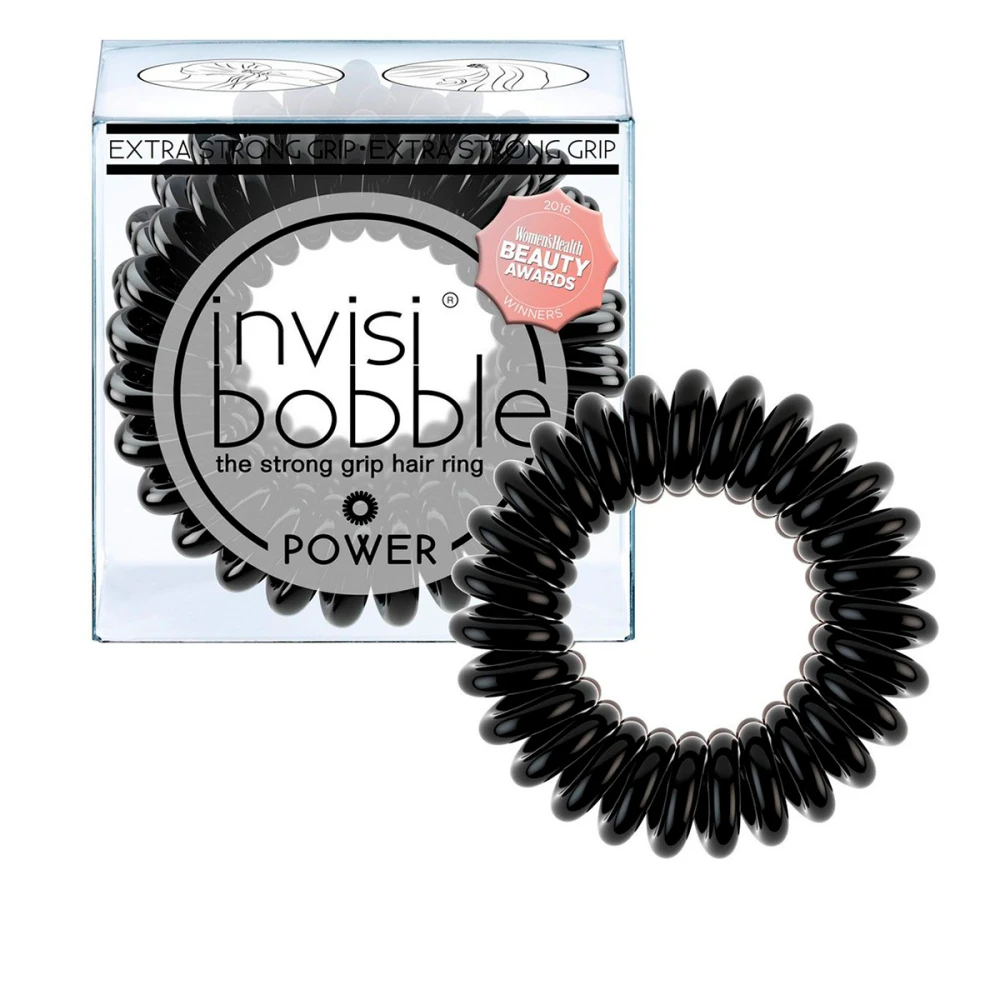 Резинка-браслет для волос Beauty Brands Invisibobble POWER True Black