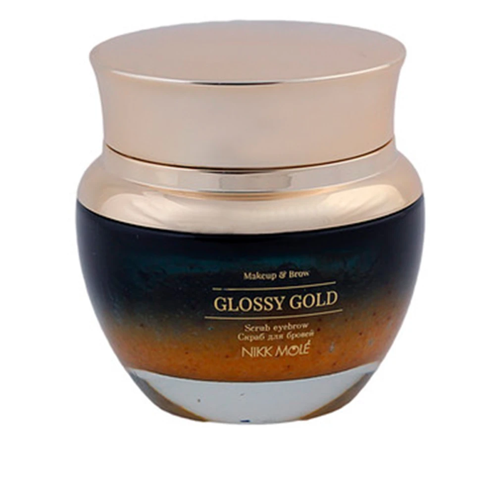 Скраб для бровей Nikkmole GLOSSY GOLD
