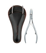 Накожницы XL + чехол (кожа) OLTON