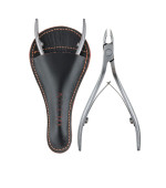 Кусачки ногтевые XXXL + чехол (кожа) OLTON