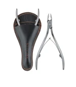 Кусачки нігтьові XXXL + чохол (шкіра) OLTON