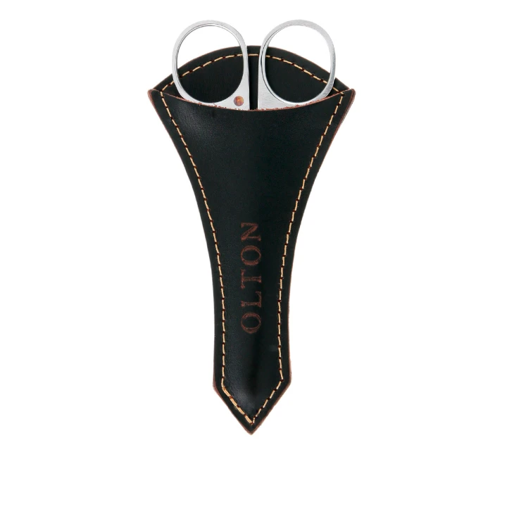 Ножницы OLTON 113 мм + чехол (кожа)