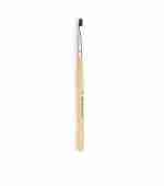 Пензель для акрилу Mileo плоска деревяна ручка Professional (№4)