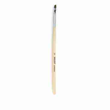 Кисть для геля скошенная деревянная ручка Professional  (№2)