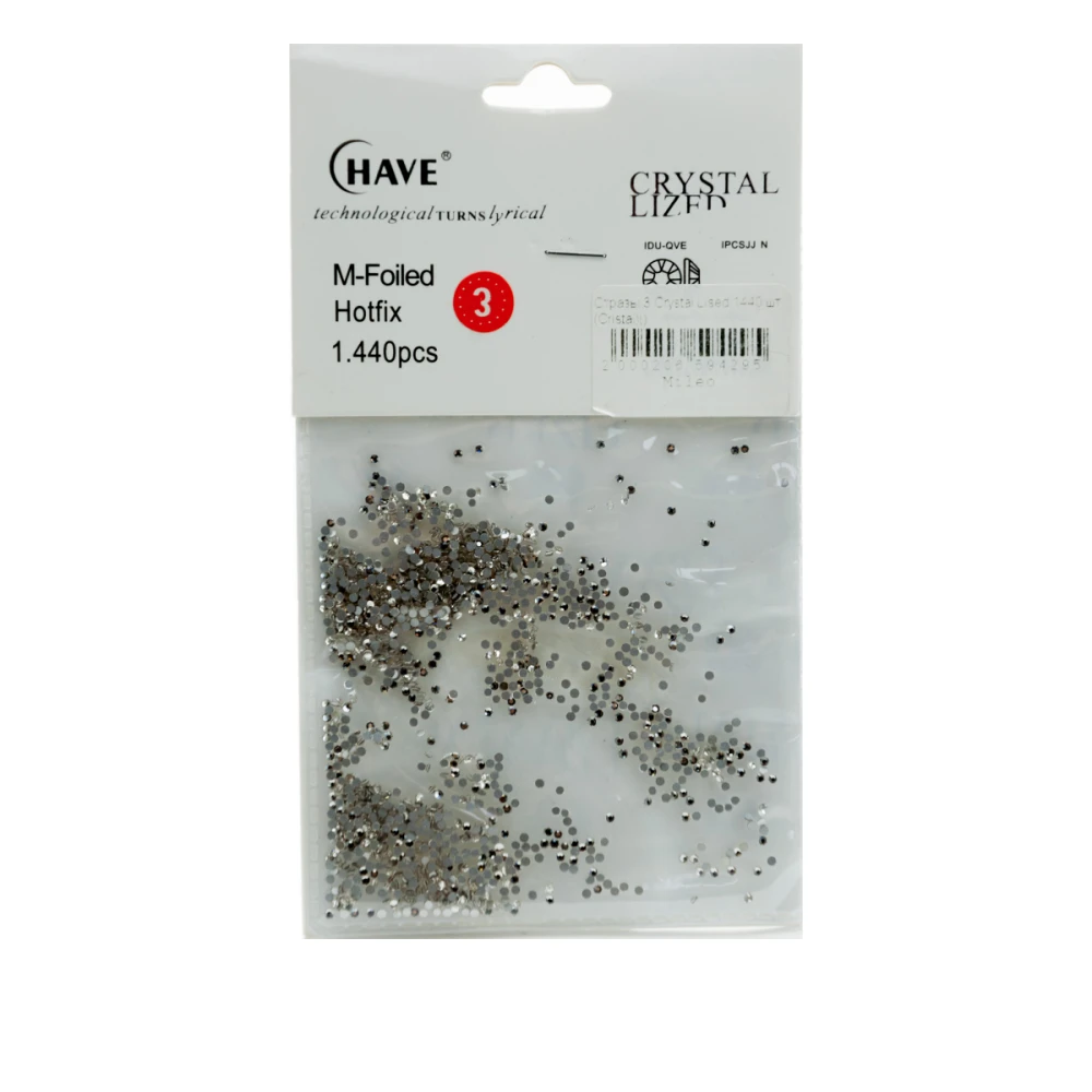 Стрази Mileo 3 Crystal Lised 1440 шт.