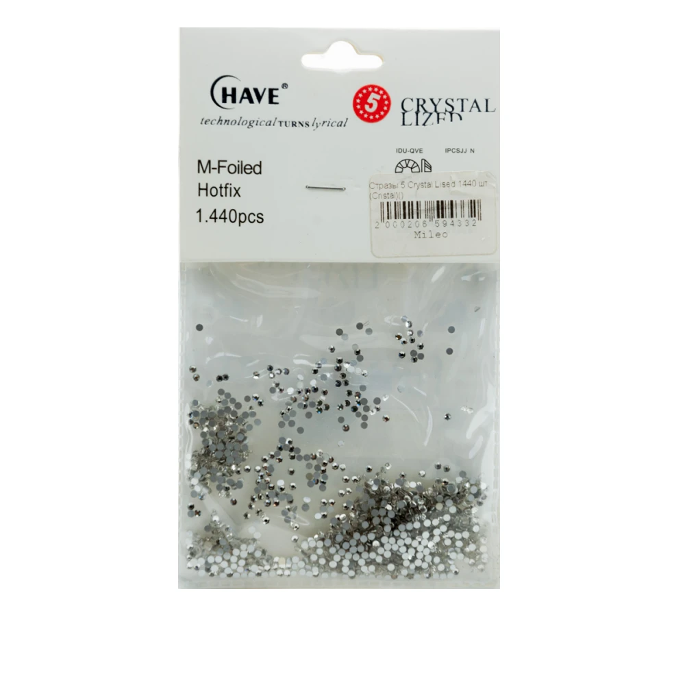 Стрази Mileo 5 Crystal Lised 1440 шт (Cristal)