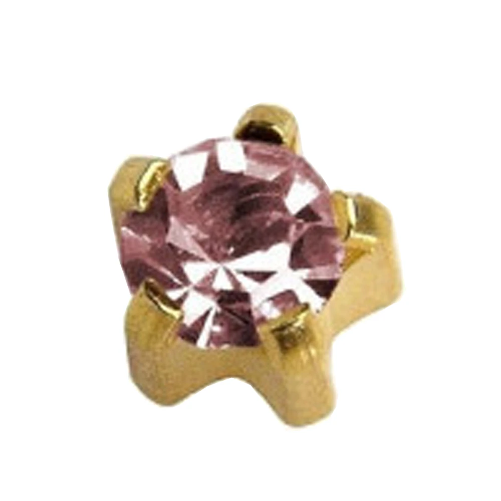 Сережки Caflon Studex мини крапан Александрит (июнь)