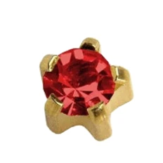 Сережки Caflon Studex міні крапан Рубін (липень)