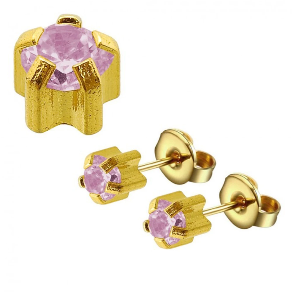 Сережки Caflon Studex середній розмір (Олександрит - червень R106Y)