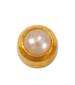 Сережки Caflon Studex середній розмір Перли R301Y