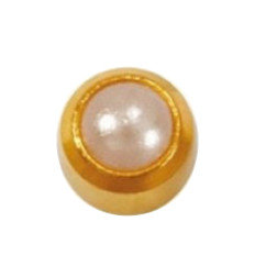 Серьги Caflon Studex средний размер Жемчуг R301Y