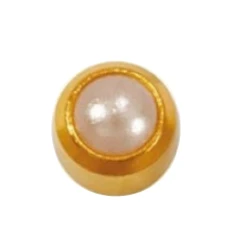 Серьги Caflon Studex средний размер Жемчуг R301Y