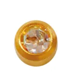 Серьги Caflon Studex средний размер Горный Хрусталь R215Y/YB15