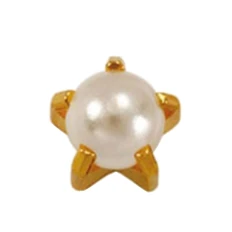 Серьги Caflon Studex размер мини Жемчуг M1301Y