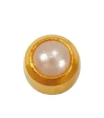 Сережки Caflon Studex мини завальцовка Жемчуг