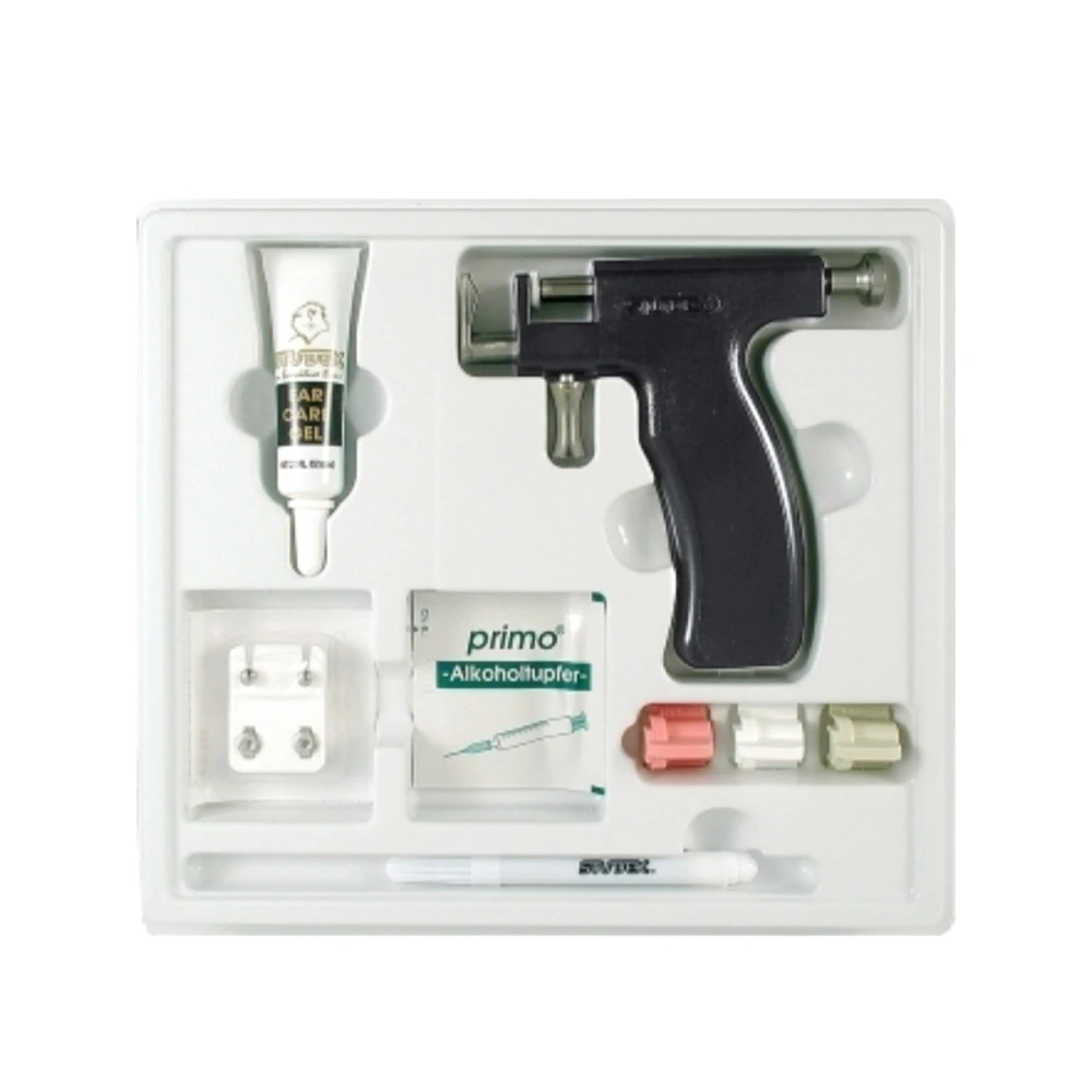 Комплект Caflon Studex для прокола уха №1 (пистолет+серьги+фломастер)