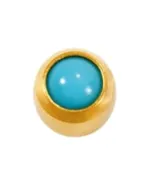 Серьги Caflon Studex средний размер Бирюза