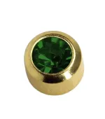 Серьги Caflon Studex средний размер Изумруд - май R205Y