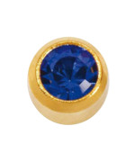 Сережки Caflon Studex середній розмір Сапфір - вересень R209Y