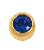 Серьги Caflon Studex средний размер Сапфир - сентябрь R209Y