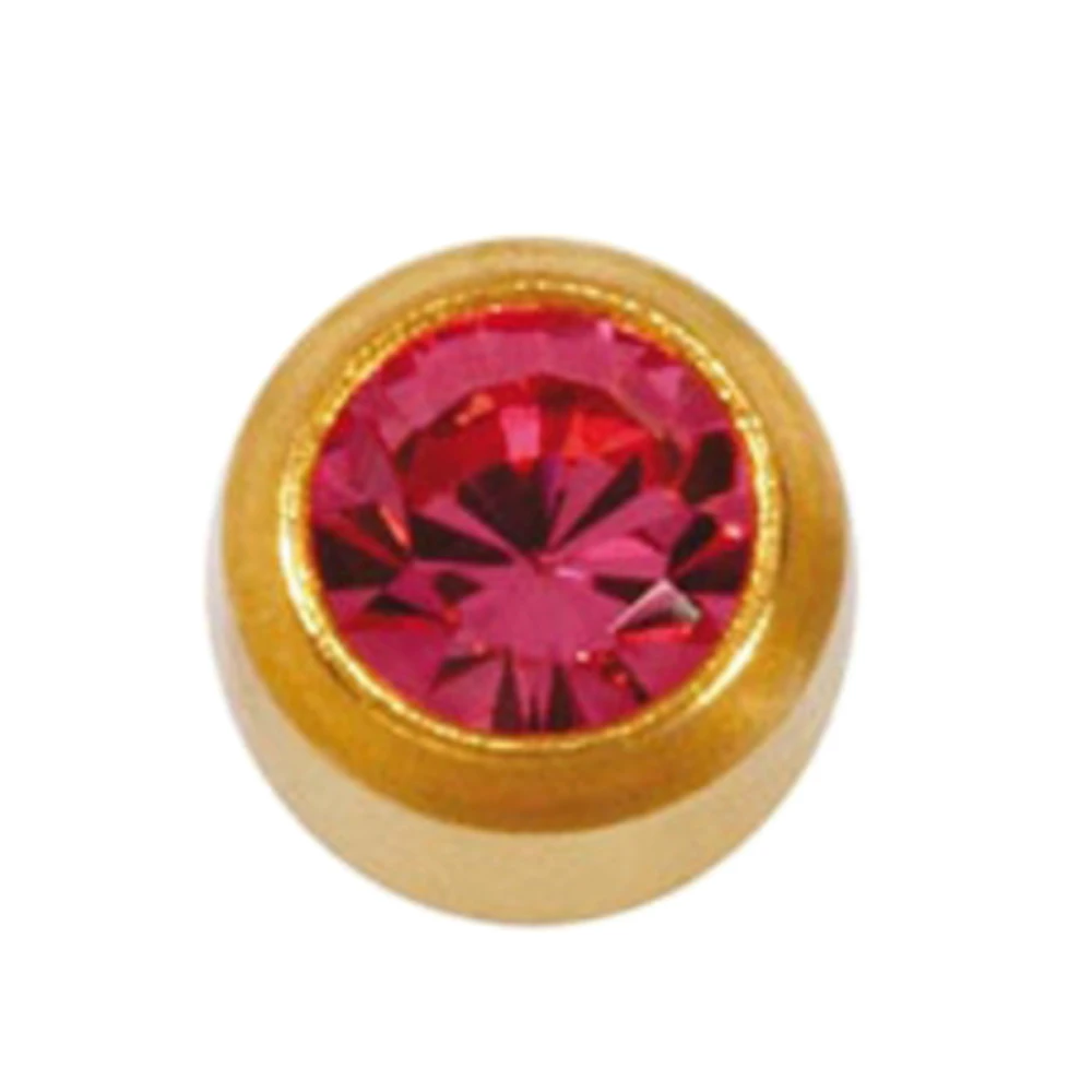 Серьги Caflon Studex средний размер Турмалин - октябрь L210Y