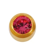 Серьги Caflon Studex средний размер Турмалин - октябрь L210Y