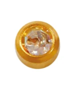 Серьги Caflon Studex средний размер Хрусталь - апрель R204Y