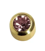 Сережки Caflon Studex мини завальцовка Александрит (июнь)