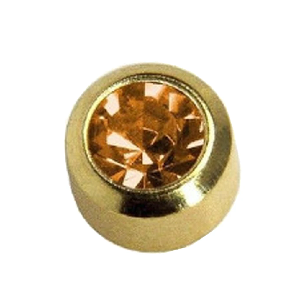 Сережки Caflon Studex мини завальцовка Топаз (ноябрь)