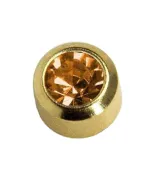 Сережки Caflon Studex мини завальцовка Топаз (ноябрь)