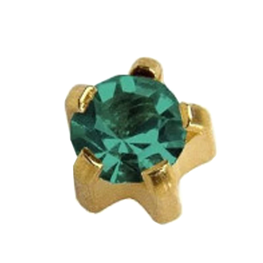 Сережки Caflon Studex великі крапан Блакитний Циркон (грудень)