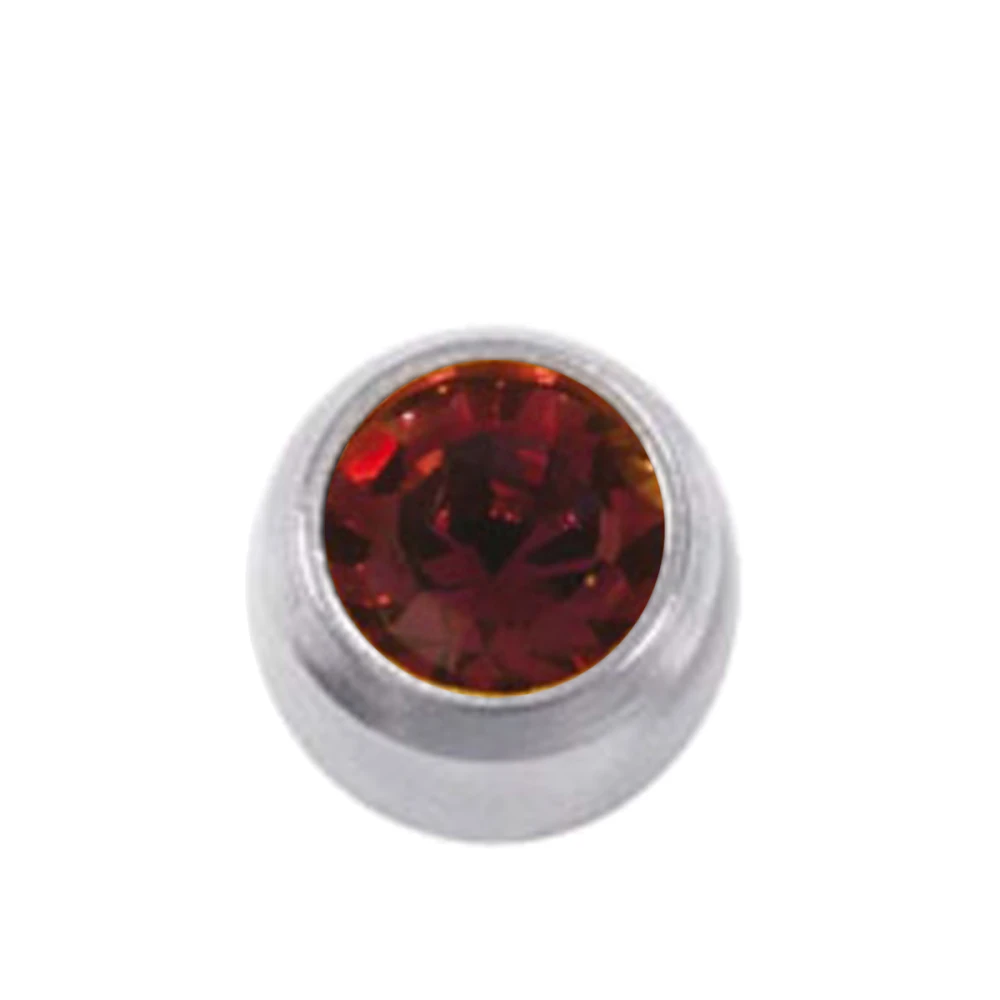 Сережки Caflon Studex середні завальцювання Аметист срібло (лютий)