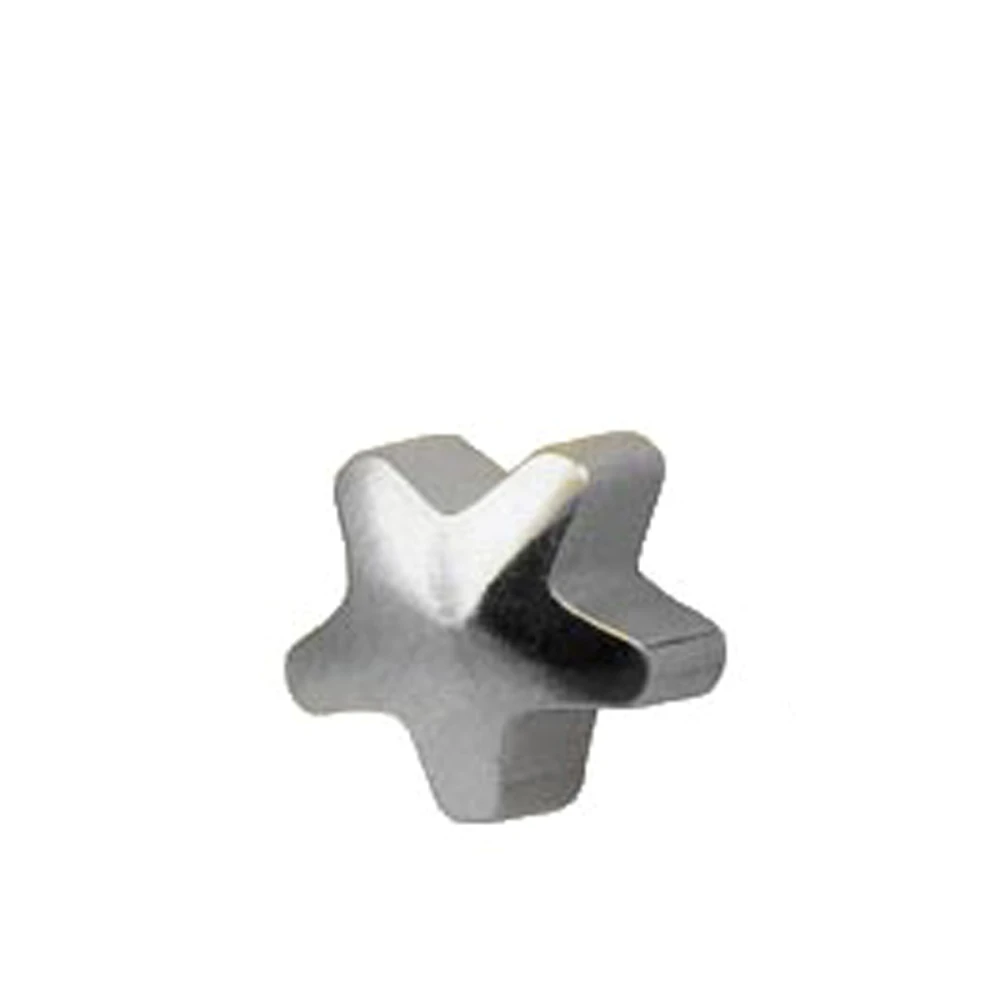 Серьги Caflon Studex средний размер Звезда серебро R501W