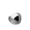 Серьги Caflon Studex средний размер Сердце R502W серебро