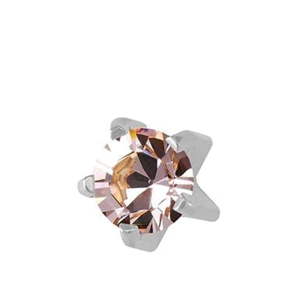 Сережки Caflon Studex середні крапанові Олександріт срібло (червень)