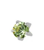 Сережки Caflon Studex средние крапановые Хризолит серебро (август)