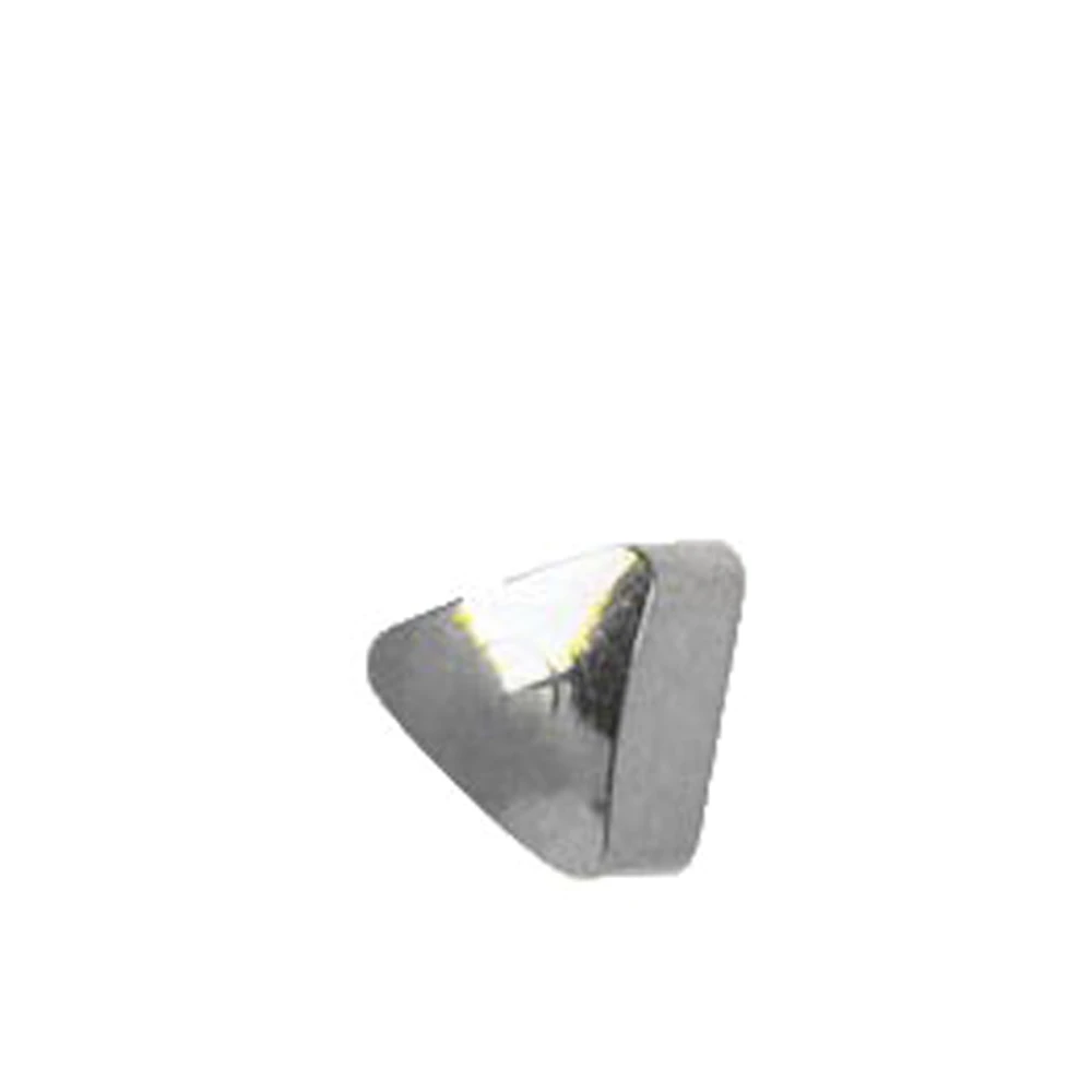 Серьги Caflon Studex средний размер Треугольник R504W серебро