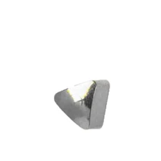 Серьги Caflon Studex средний размер Треугольник R504W серебро